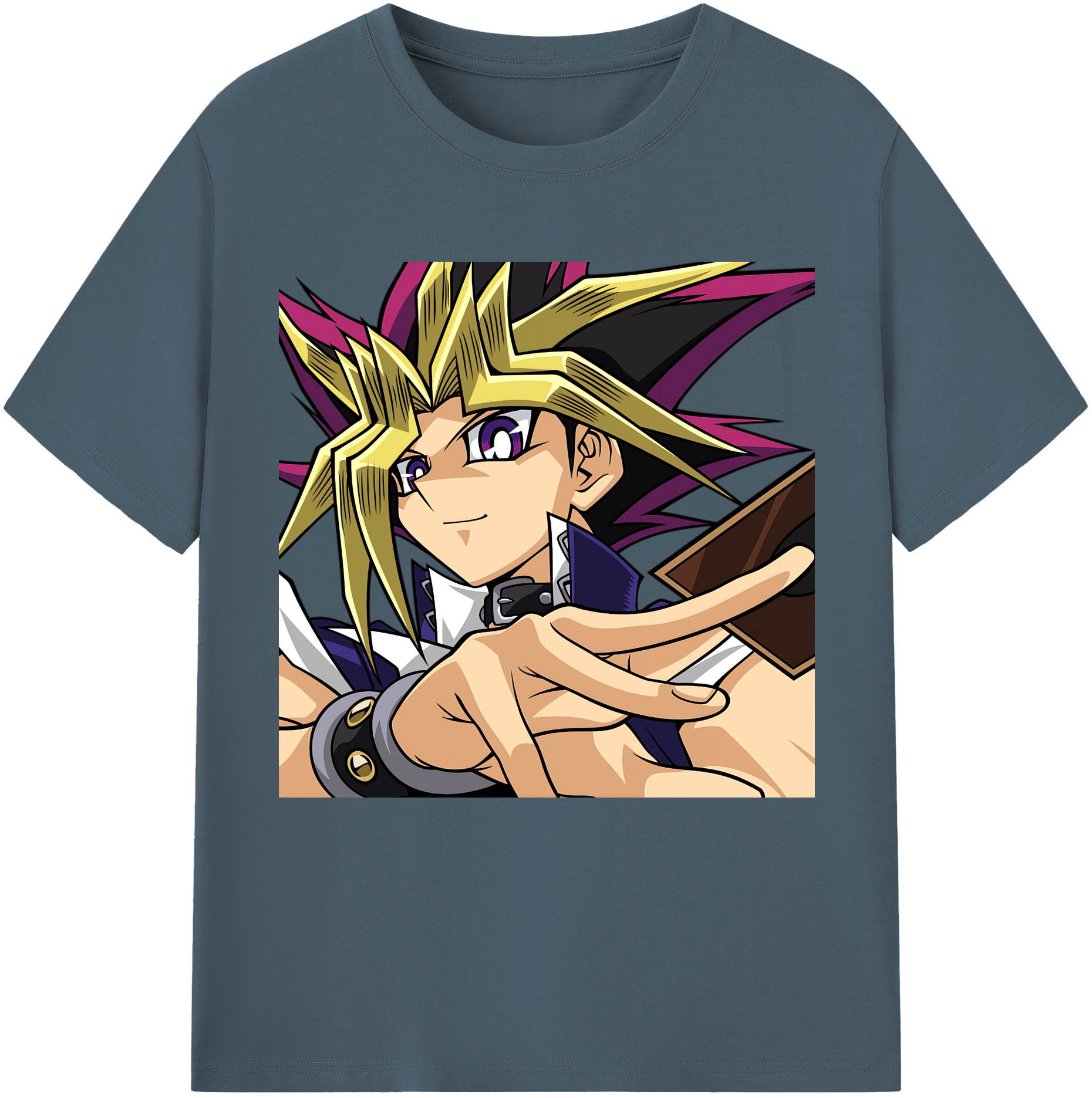 （画像用） 遊☆戯☆王 Yu-Gi-Oh! 綿100％半袖Tシャツ（フロントプリント）